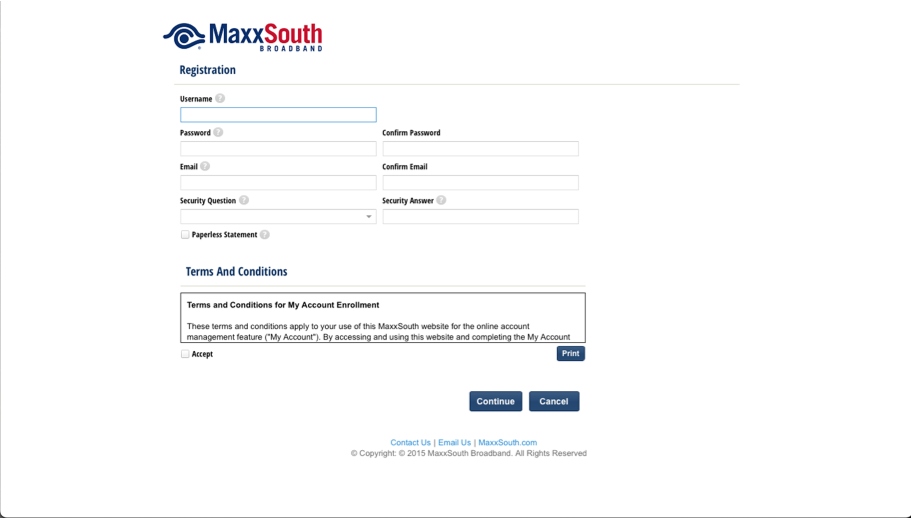 How To Register For Online Bill Pay MaxxSouth Broadband How To Register For Online Bill Pay MaxxSouth Broadband