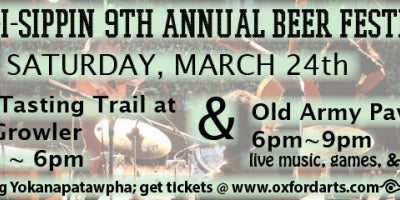 A poster for the Miss-i-sipping Ninth Annual Beer Festival.