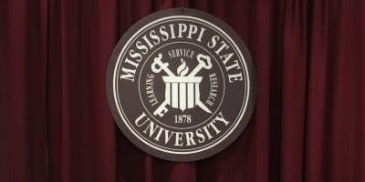 The Mississippi State University logo.