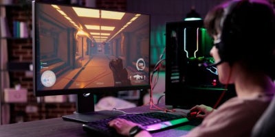maxxcommunity blog, national video games day, internet for gaming, person playing online game