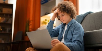 wifi troubleshoot, stressed kid