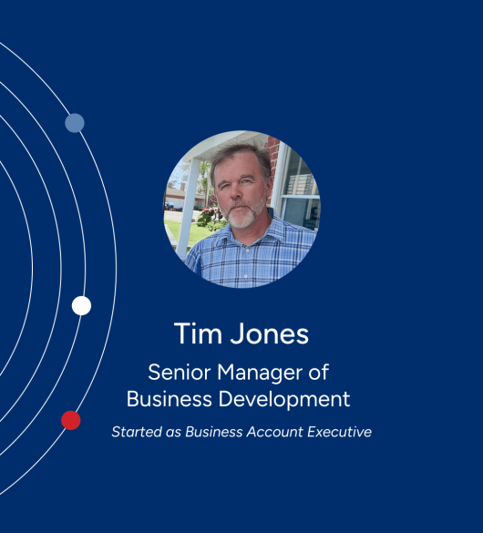 Headshot of Tim Jones, Senior Manager of Business Development