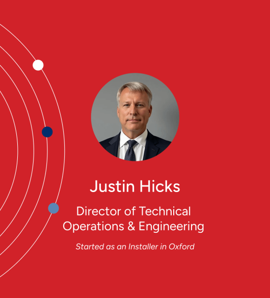 Headshot of Justin Hicks, Director of Technical Operations and Engineering