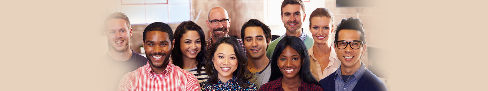 A group of people standing together.