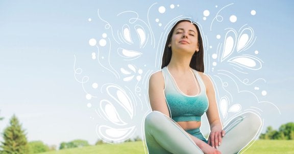 maxxsouth blog, mental health awareness month, young woman doing yoga
