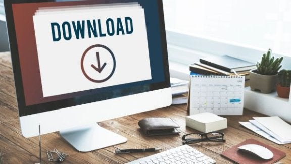 what is download speed, image of a file that says download speed on a computer,