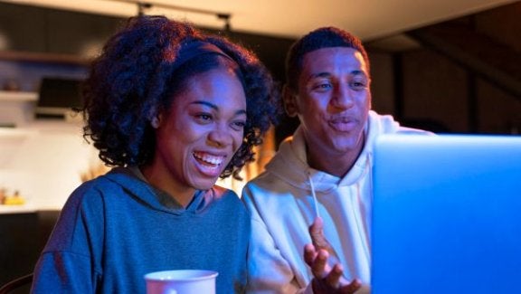 what is wifi, what is the internet, happy couple on laptop
