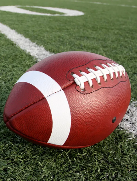 Football on the field